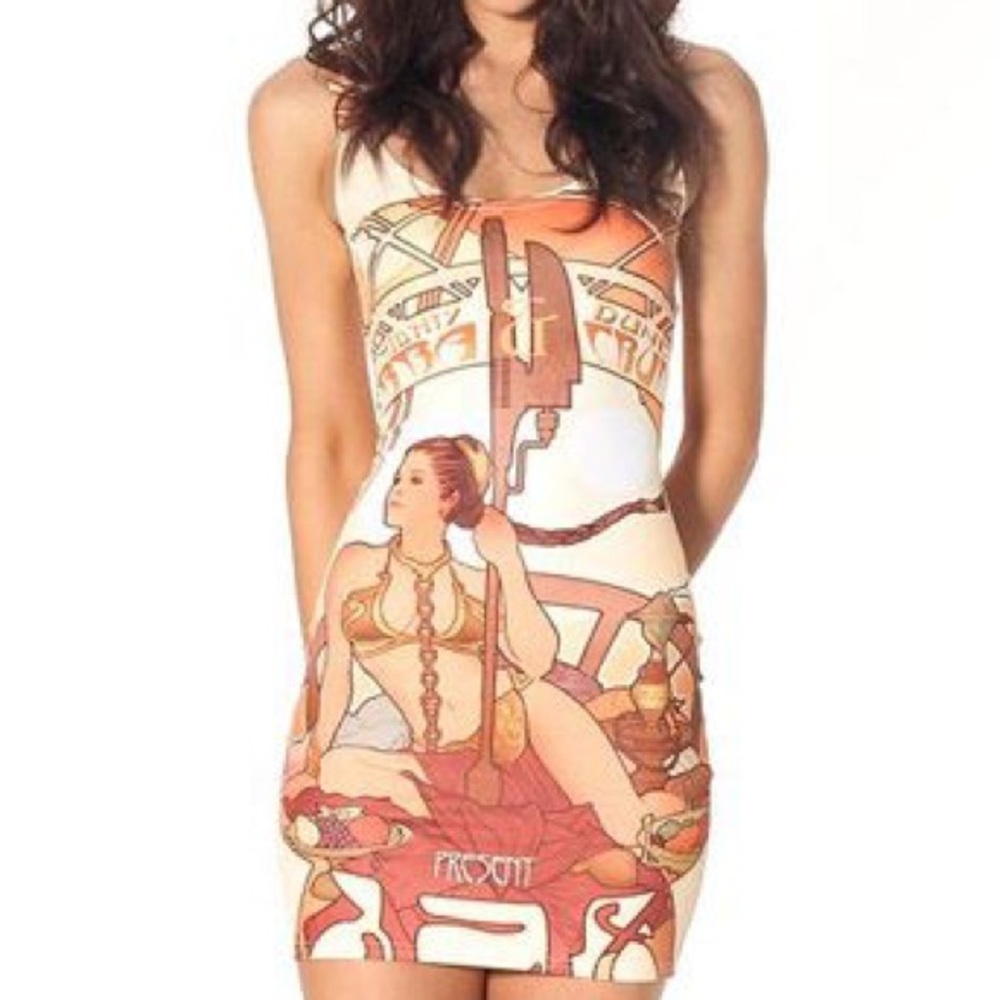 Black Milk Clothing Star Wars Slave Leia Dress NWT